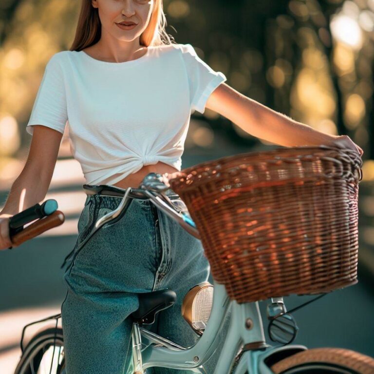 Koszyk na rower damski
